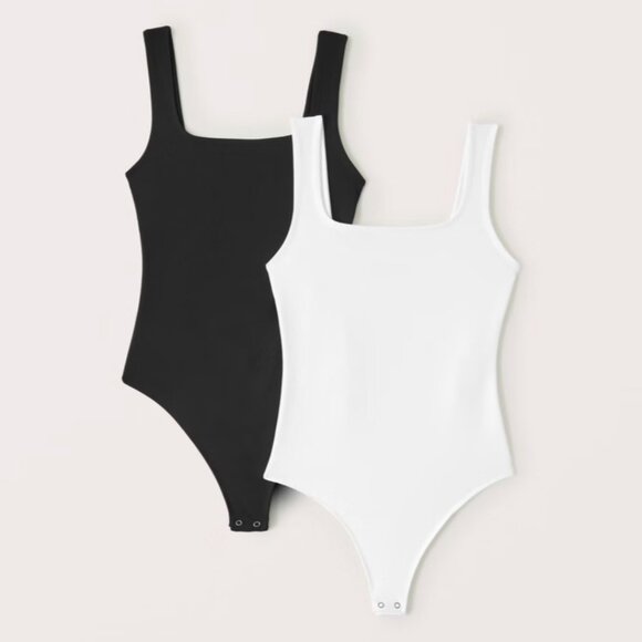Abercrombie & Fitch Tops - Set of Abercrombie Seamless Fabric Tank in White and Black